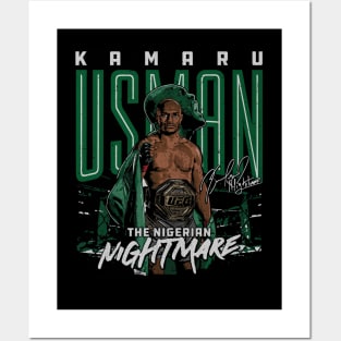 Kamaru Usman Nightmare Posters and Art